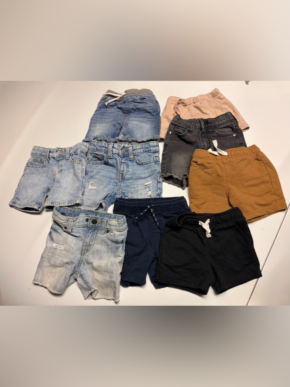 H&M , Cat & Jack Kids toddler shorts bundle 12-18M 9 pairs